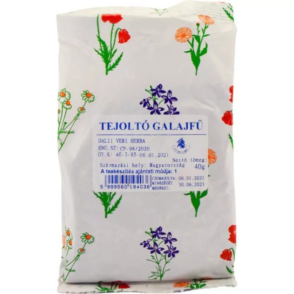 Gyógyfű tea Tejoltógalajfű 40g