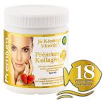 Jó közérzet Prémium Kollagén por eper+ 18 aminosav 176g