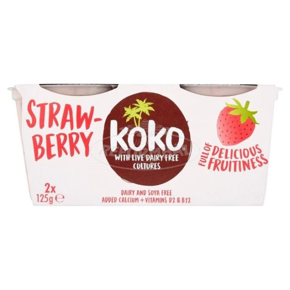 Koko Kókuszjoghurt epres 2x125g 250g