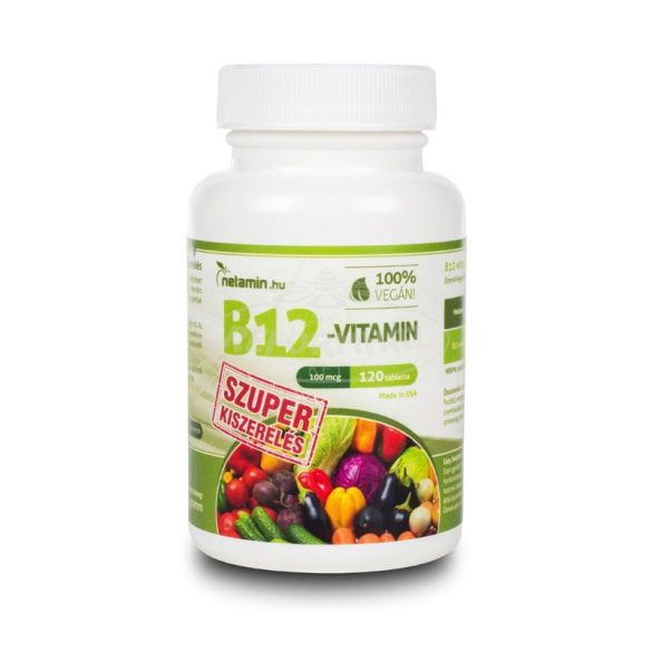 Netamin B12 vitamin tabletta 100mcg 40x
