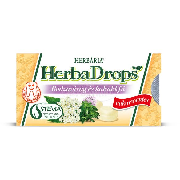HerbaDrops bodza-kakukkfű cukorka 8x