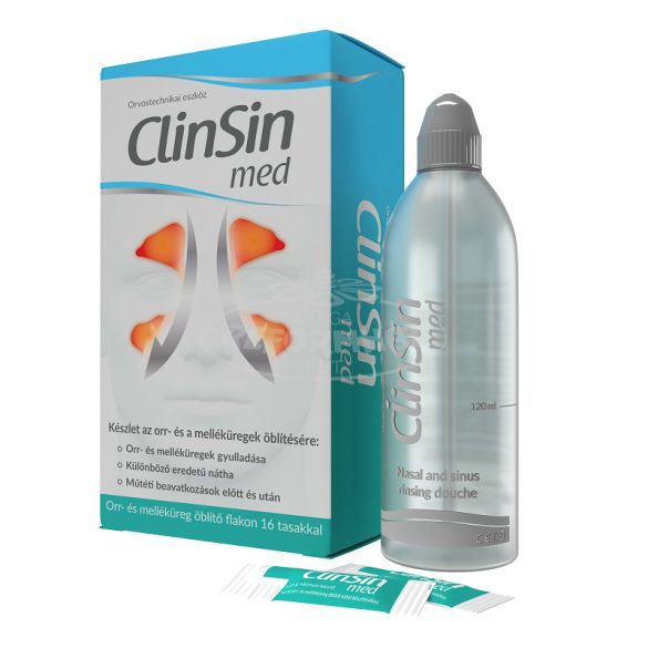 ClinSin med orr-melléküreg öblitő készlet 16x