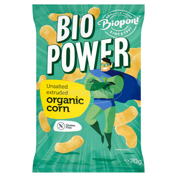 Biopont Bio Power gluténm.extrudált kukorica sótlan 70g