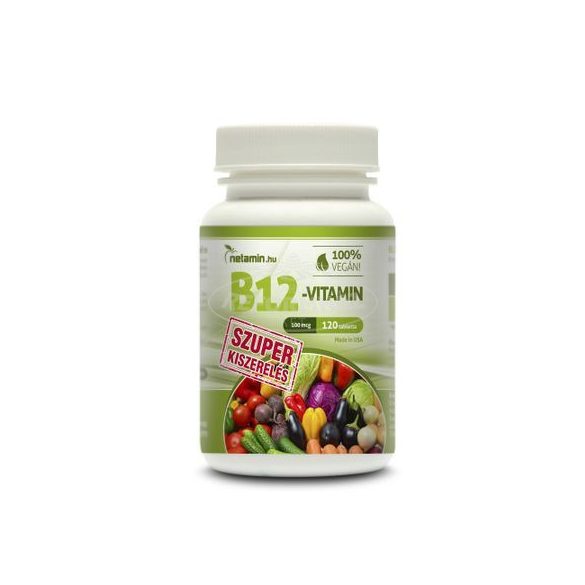 Netamin B12-vitamin Szuper tabletta 120x 120x