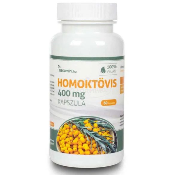 Netamin Homoktövis 400mg kapszula 60x