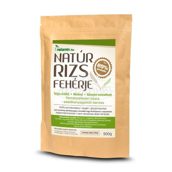 Netamin Natúr Rizs Fehérje 500g