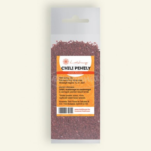 Toldi fűszer chili pehely tört 30g