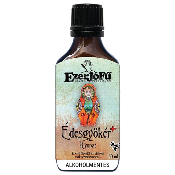Ezerjófű Édesgyökér+ kivonat glicerines 50ml