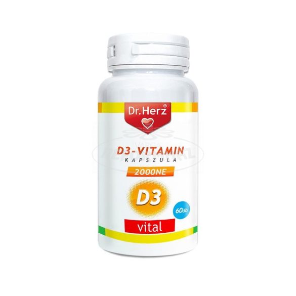 Dr Herz D-vitamin kapszula 2000NE 60x