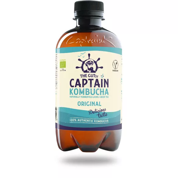 Captain Kombucha tea natúr 400ml