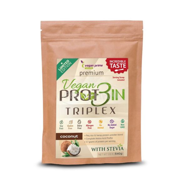 Netamin Vegan protein triplex kókuszos, steviával 540g