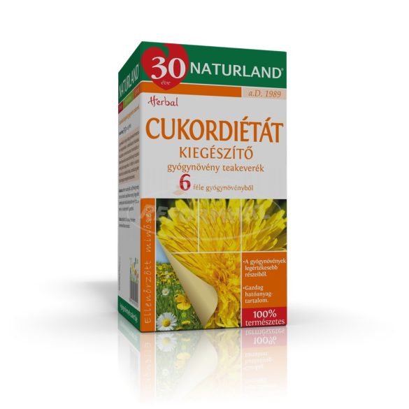 Naturland Cukordiétát kiegészítő teakeverék filt. 20x