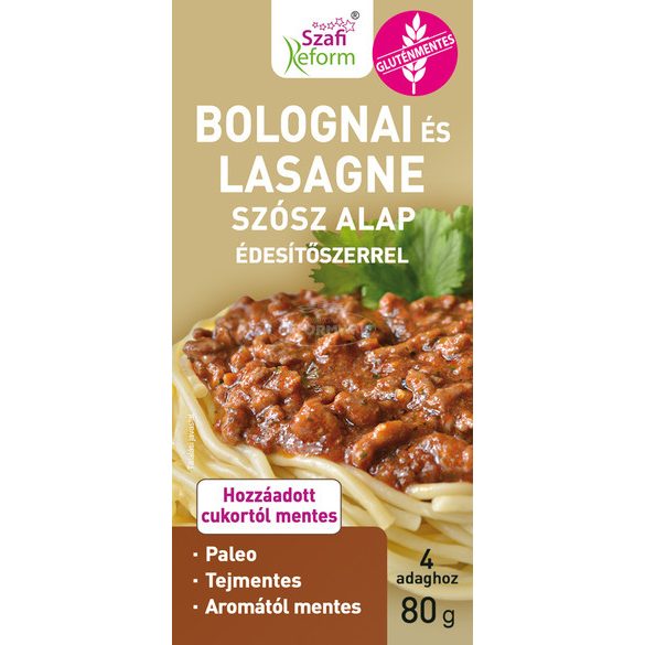 Szafi Reform Bolognai és Lasagne szósz alap 80g