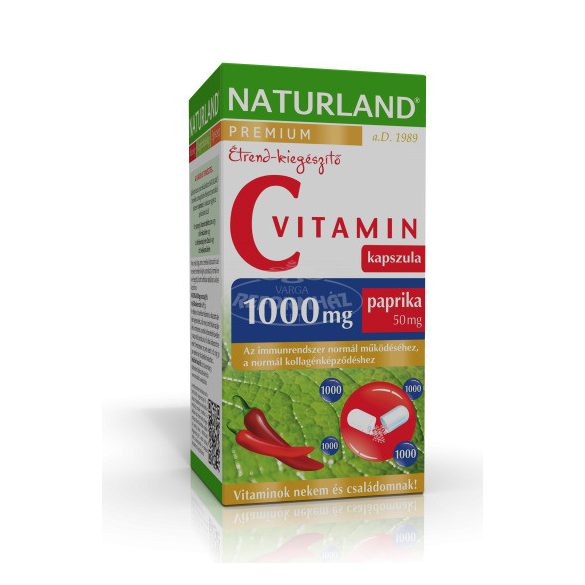 Naturland Prémium 1000mg C-vit.kapsz.paprikával 40x