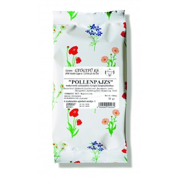 Gyógyfű tea Pollenpajzs 50g