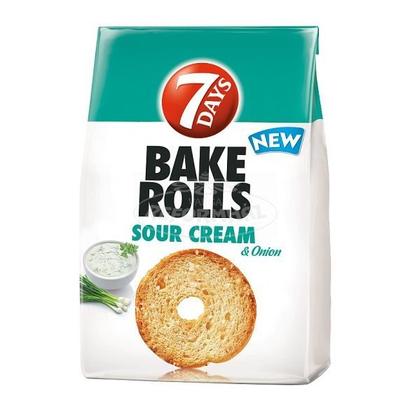 Bake rolls kétszersült tejfölös-hagymás 80g