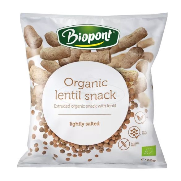 Biopont Extrudált Lencse enyhén sós gluténmentes 60g