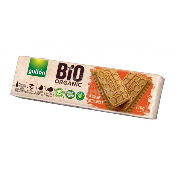 Gullon Bio 4 gabonás keksz 170g