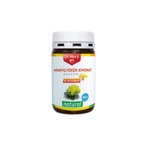 Dr Herz Aranygyökér+ B vitamin kapszula 60x