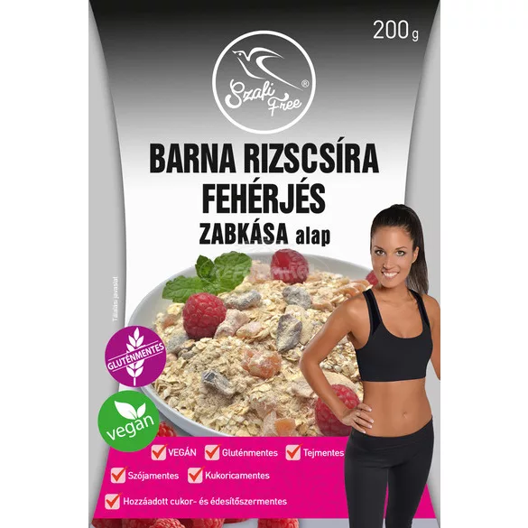 Szafi Free barna rizscsíra fehérjés zabkása alap 200g