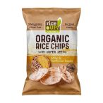   Rice Up Barna rizs chips Bio teljesk.kölessel és naprafo 25g