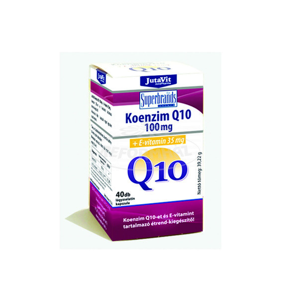 Jutavit Koenzim Q10 100mg + E-vitamin kapszula 40x