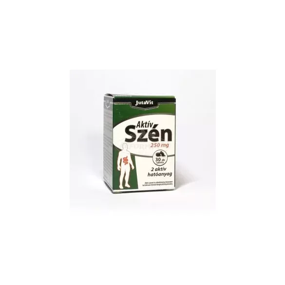 Jutavit Aktív szén tabletta 250 mg 30x