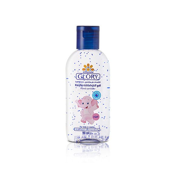 Glory antibakteriális kézfertőtlenítő gél Kids Fáni 80ml