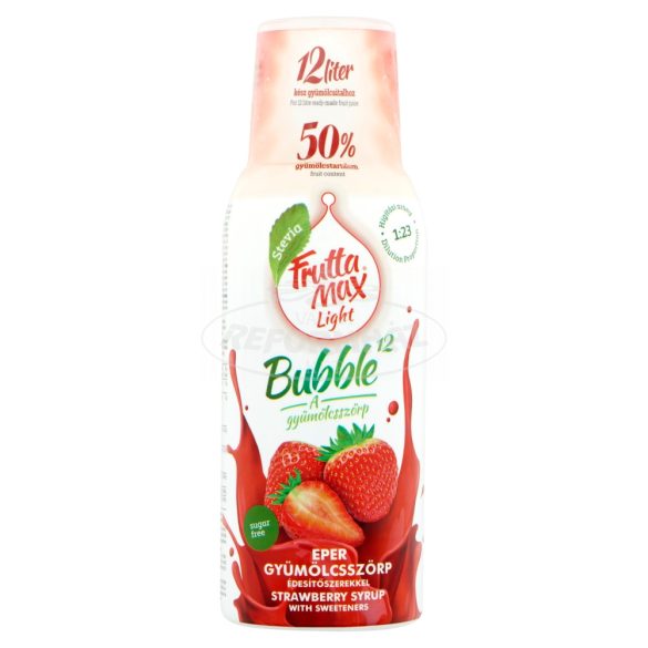 Frutta Max Light gyümölcsszörp epres édesítőszerrel 500ml