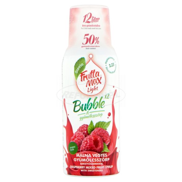 Frutta Max Light gyümölcsszörp málnás édesítőszerrel 500ml