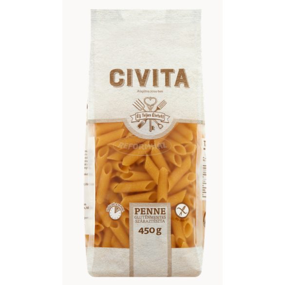 Civita kukoricatészta gluténmentes penne AR 450g
