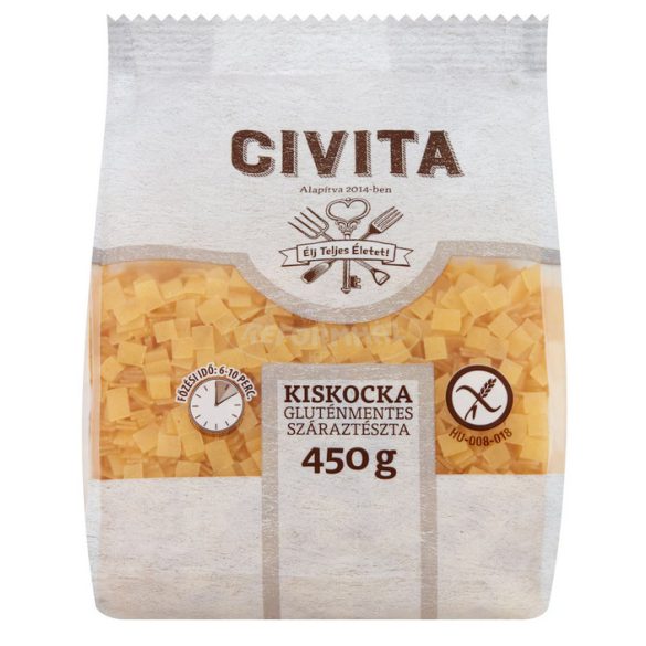 Civita kukoricatészta gluténmentes kiskocka AR 450g