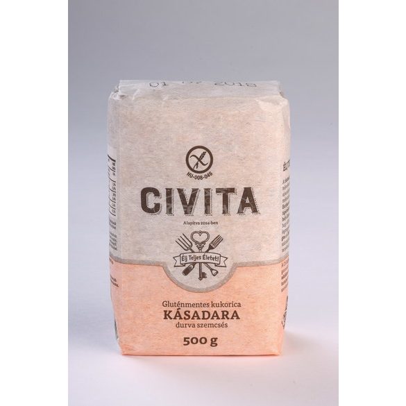 Civita kukorica kásadara gluténmentes durva szemcsés 500g