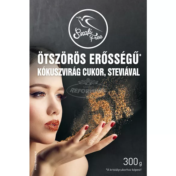 Szafi free ötszörös erősségű kókuszvirág cukor steviával 300g