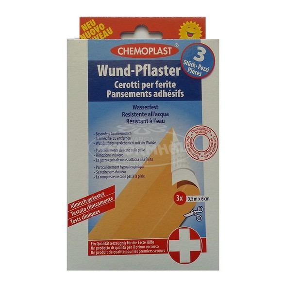 WUNDmed textil sebtapasz vágható 0,5cmx6cm 3x