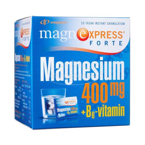Innopharm magnexpress forte 400mg +b6 vitamin granulátum 20x