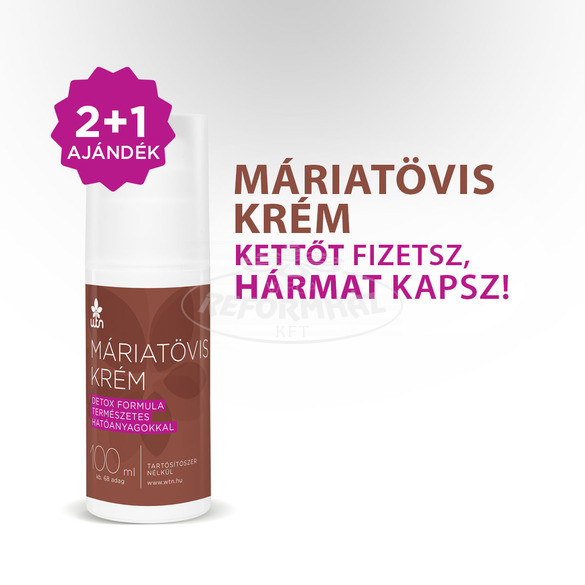 Wtn Detox komplex máriatövis+glutation krém 100+100ml 200ml