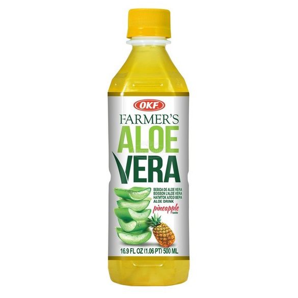 OKF Aloe vera ital ananász ízű 500ml