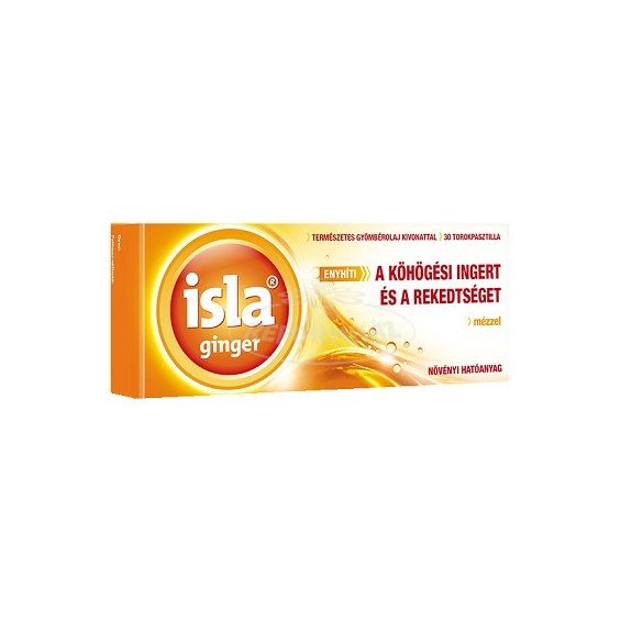 Isla-Ginger szopogató tabletta 30x