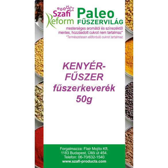 Szafi reform kenyérfűszer fűszerkeverék Paleo 50g