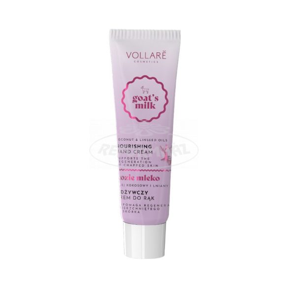 Volláré bőrkisimító és bőrtápláló kecsketejes kézkrém 100ml