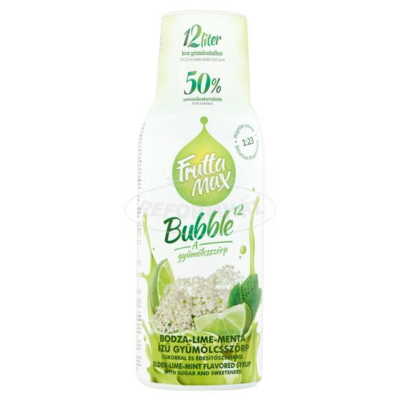 Frutta Max gyümölcsszörp bodza-lime-menta 500ml