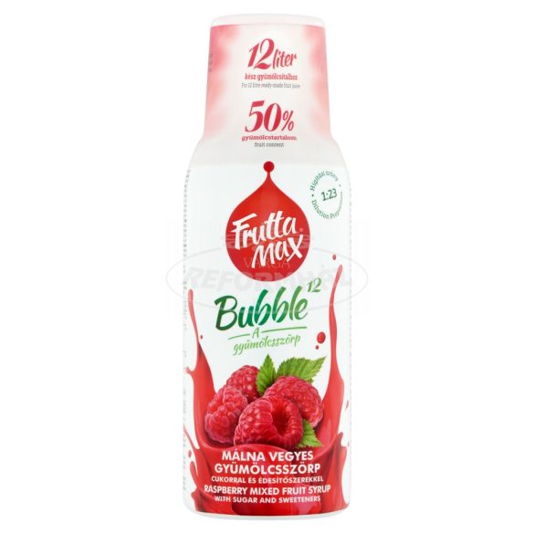 Frutta Max gyümölcsszörp málna vegyes 500ml