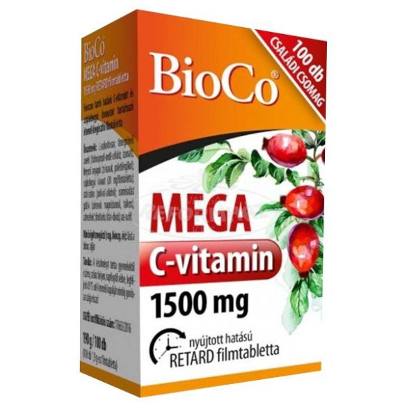 BioCo Mega C-vitamin 1500mg családi csomag 100x