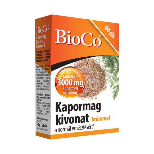 BioCo kapormag kivonat krómmal 3000 mg 60db