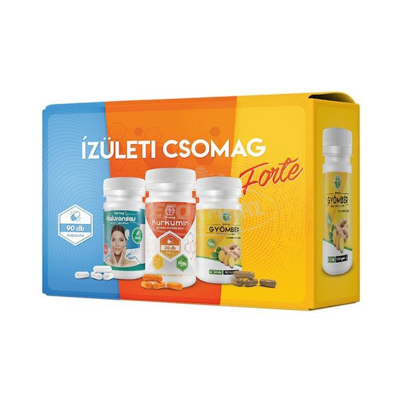 Tenmag Ízületi csomag Forte Kurkumin+gyömbér+hyaluronsav 90x