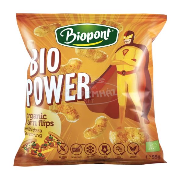 Biopont Extrudált Kukorica pizzás gluténmentes 55g
