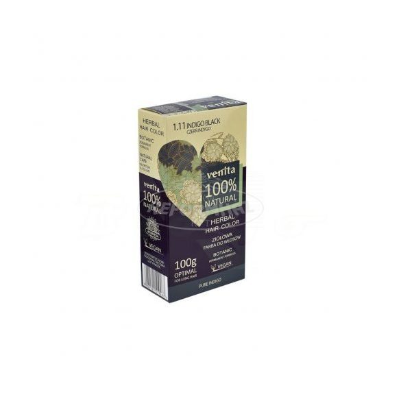 Venita 100% natural gyógynöv porhajfesték 1,11 indigóf 100g
