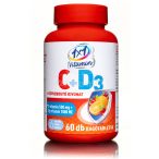   1x1Vitamin C-500mg+D3 1000NE csipkebogyókiv.rágótabletta 60db