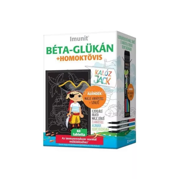 Imunit Kalóz Jack homoktövis+béta glukan tabletta 60x